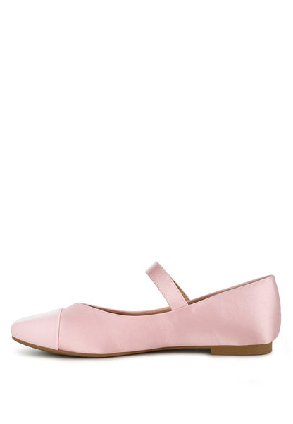 Alibi Patent Cap Toe Mary Jane Flat Ballerina Flats