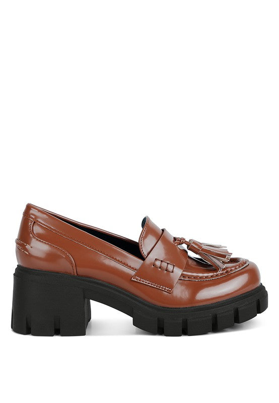 Jonah Chunky Lug Sole Platform Oxford Loafers