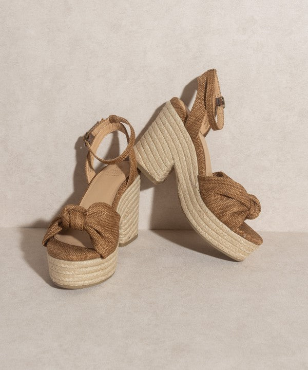 OASIS SOCIETY Mackenzie - High Heel Espadrille Wedge Sandals