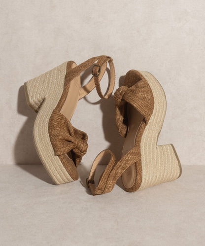 OASIS SOCIETY Mackenzie - High Heel Espadrille Wedge Sandals