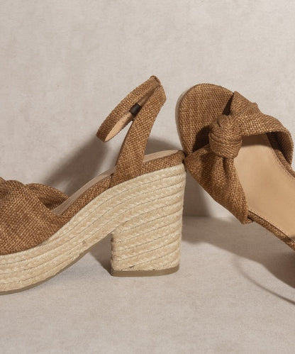 OASIS SOCIETY Mackenzie - High Heel Espadrille Wedge Sandals