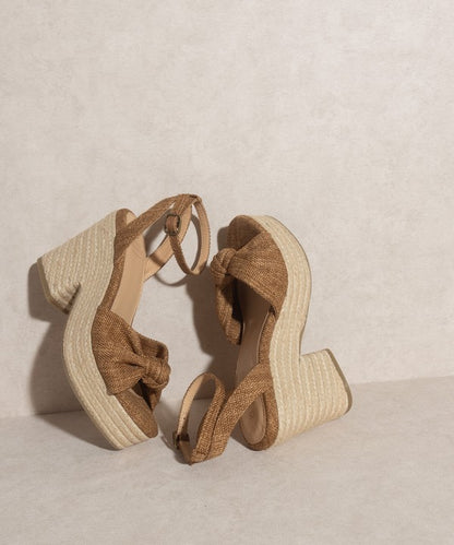 OASIS SOCIETY Mackenzie - High Heel Espadrille Wedge Sandals