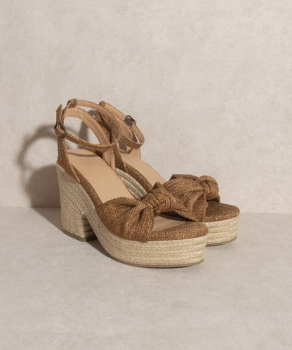 OASIS SOCIETY Mackenzie - High Heel Espadrille Wedge Sandals