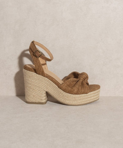 OASIS SOCIETY Mackenzie - High Heel Espadrille Wedge Sandals