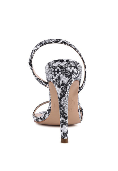 Belle Epoque Strappy High Heel Slingback Sandals