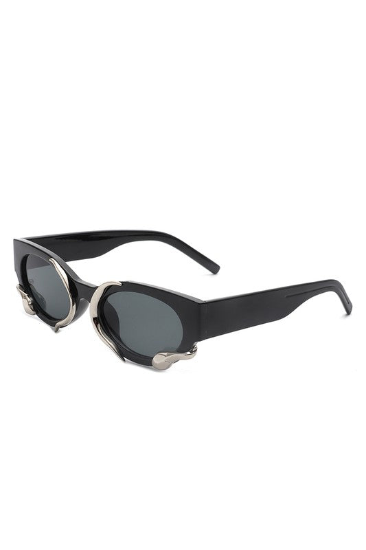 Eden Retro Snake Details Fashion Sunglasses