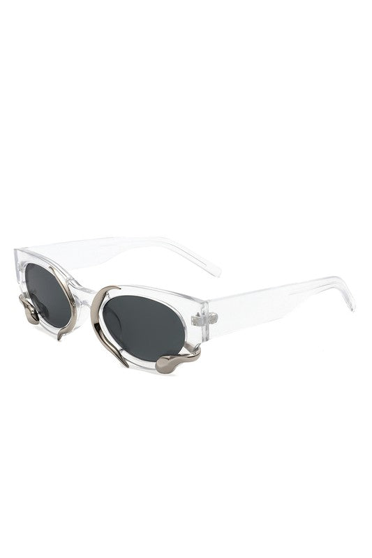 Eden Retro Snake Details Fashion Sunglasses