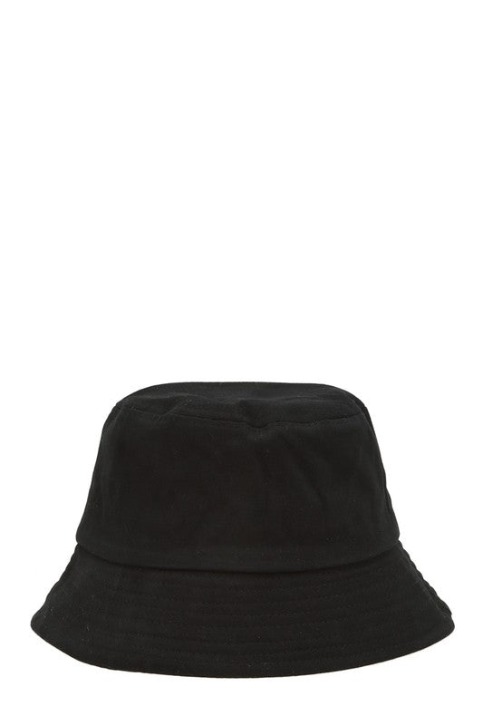 Summer Ready Short Brim Cotton Canvas Bucket Hat