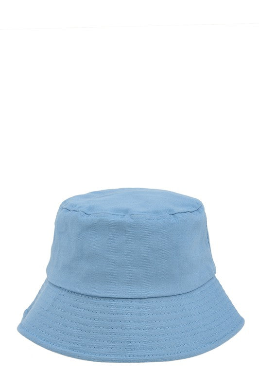 Summer Ready Short Brim Cotton Canvas Bucket Hat