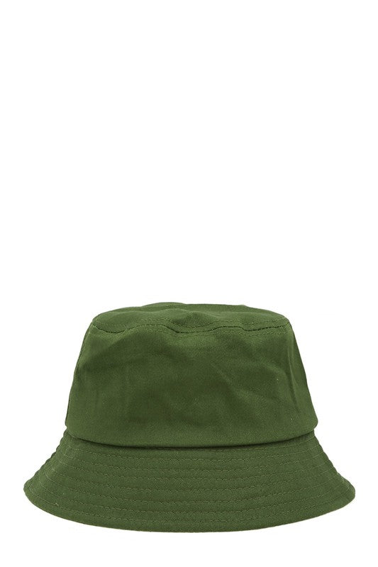 Summer Ready Short Brim Cotton Canvas Bucket Hat