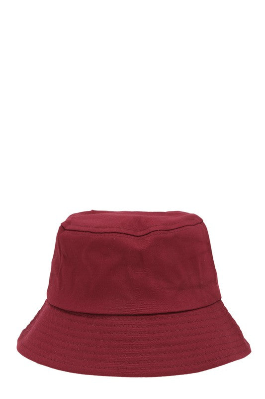 Summer Ready Short Brim Cotton Canvas Bucket Hat