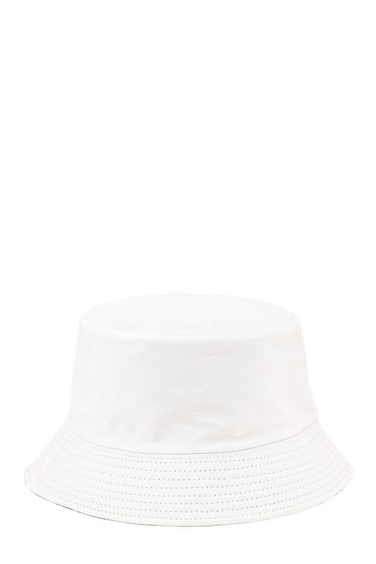 Summer Ready Short Brim Cotton Canvas Bucket Hat