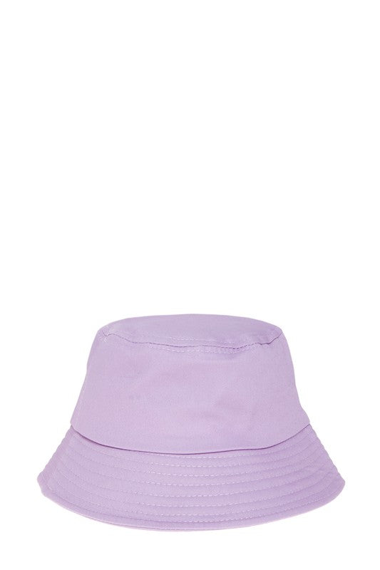 Summer Ready Short Brim Cotton Canvas Bucket Hat