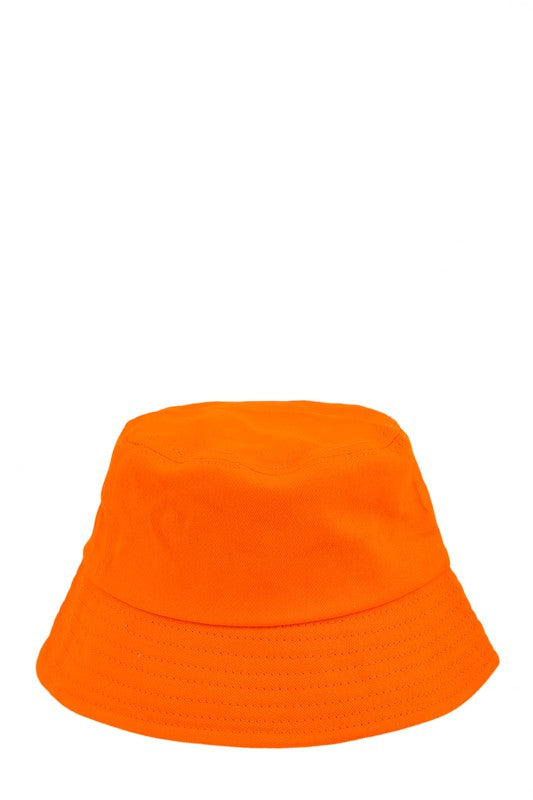 Summer Ready Short Brim Cotton Canvas Bucket Hat