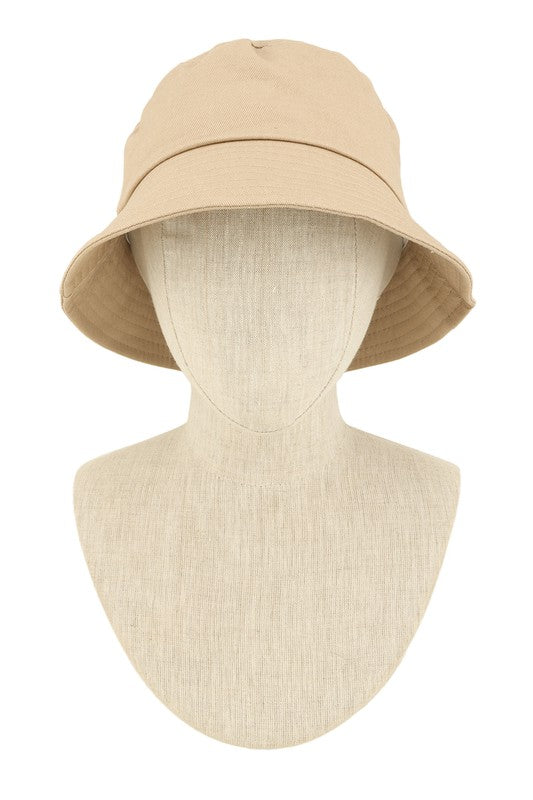 Summer Ready Short Brim Cotton Canvas Bucket Hat