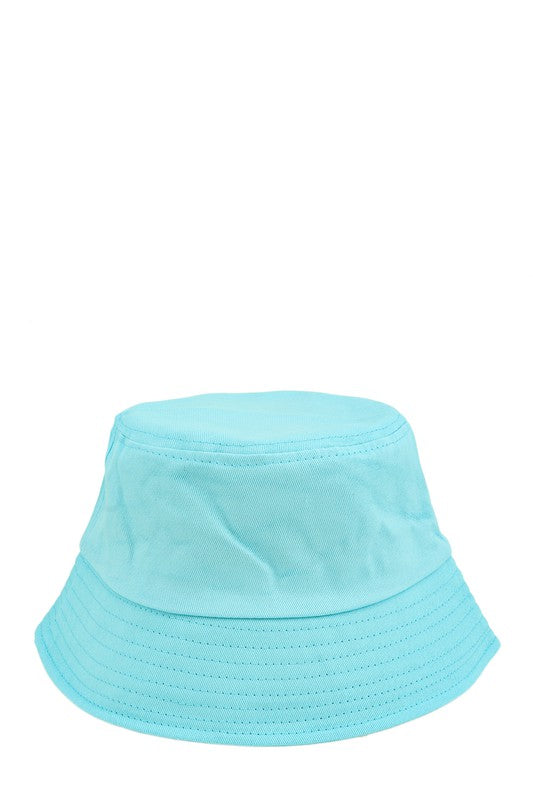 Summer Ready Short Brim Cotton Canvas Bucket Hat