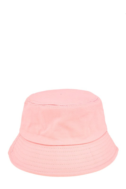 Summer Ready Short Brim Cotton Canvas Bucket Hat