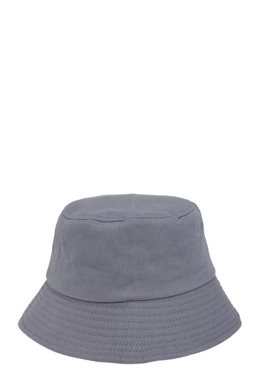 Summer Ready Short Brim Cotton Canvas Bucket Hat