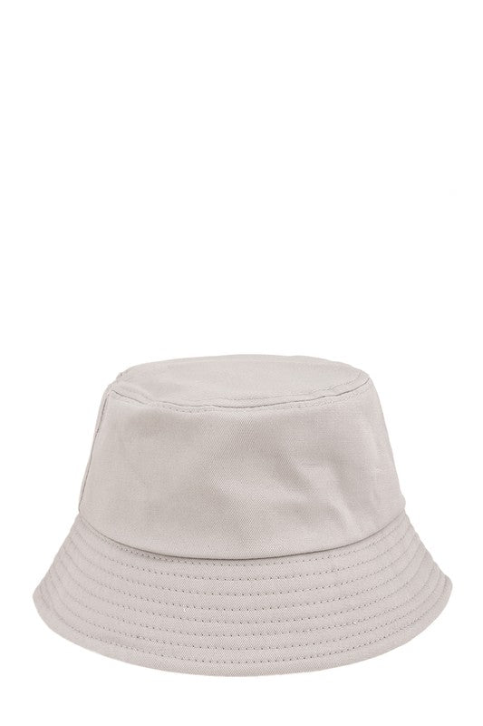 Summer Ready Short Brim Cotton Canvas Bucket Hat