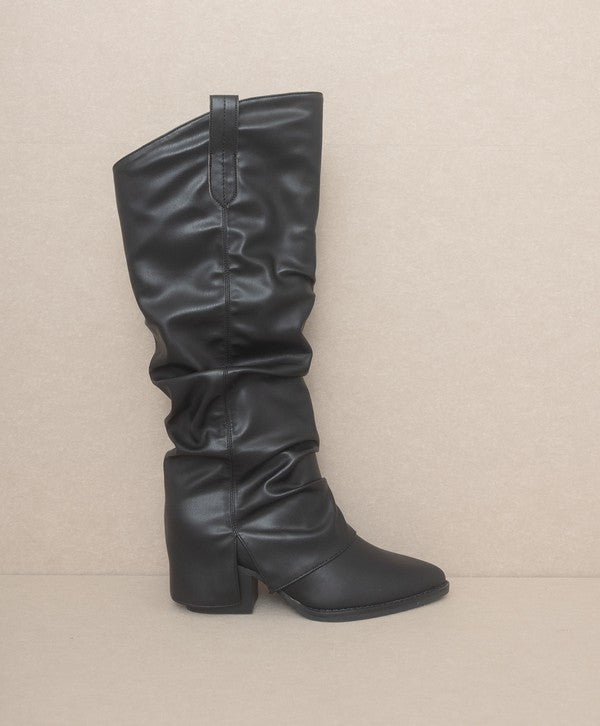 OASIS SOCIETY Thea - Fold Over Pant Knee High Boots