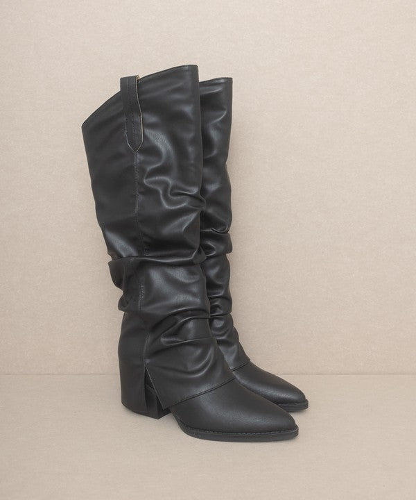 OASIS SOCIETY Thea - Fold Over Pant Knee High Boots