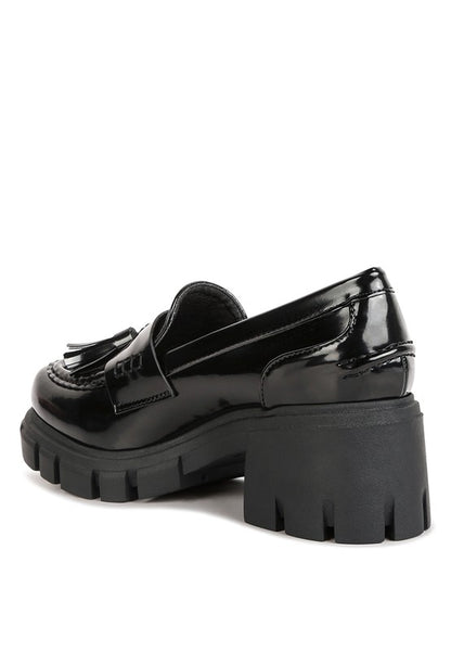 Jonah Chunky Lug Sole Platform Oxford Loafers