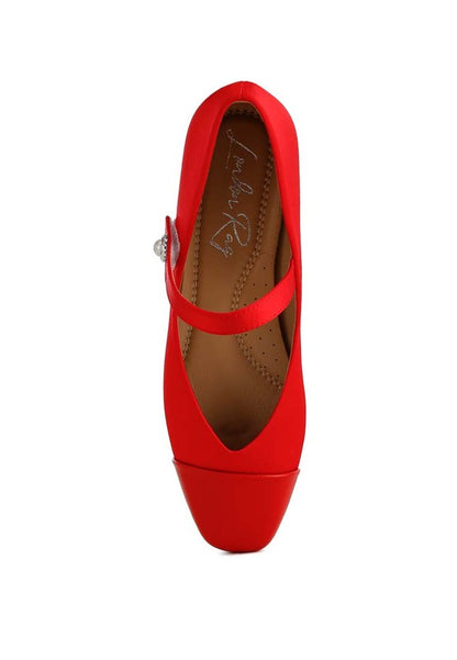 Alibi Patent Cap Toe Mary Jane Flat Ballerina Flats