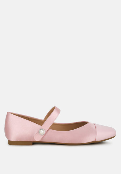 Alibi Patent Cap Toe Mary Jane Flat Ballerina Flats