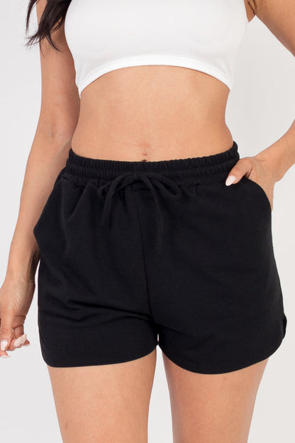 Not So Basic High Waist French Terry Shorts