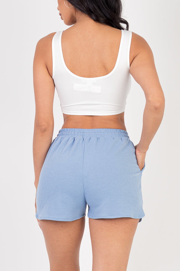 Not So Basic High Waist French Terry Shorts