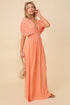 Always On Vacation Flutter Sleeve Maxi Dress - ShopRbls