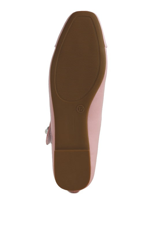 Alibi Patent Cap Toe Mary Jane Flat Ballerina Flats