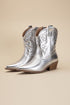 Bach In Nash Metallic Western Ankle Boots - ShopRbls