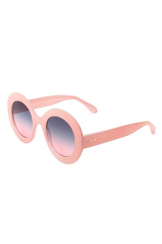 Baja Gaze Tinted Oversized Round Sunglasses - ShopRbls