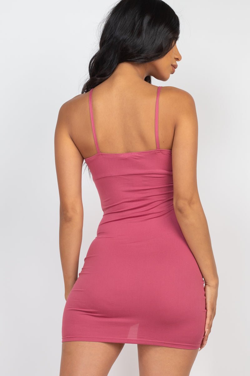 Casual Basics Ruched Drawstring Mini Dress - ShopRbls