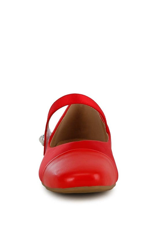 Alibi Patent Cap Toe Mary Jane Flat Ballerina Flats