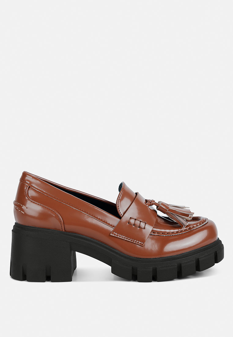 Jonah Chunky Lug Sole Platform Oxford Loafers