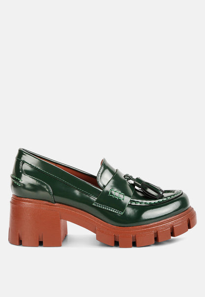 Jonah Chunky Lug Sole Platform Oxford Loafers